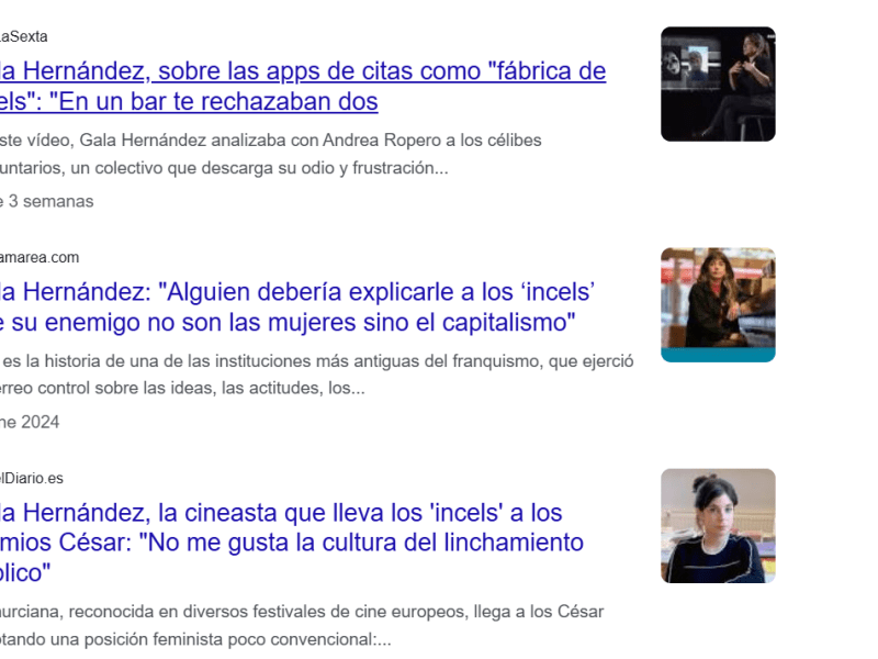 Y el resto pringados, y el resto&nbsp;incels