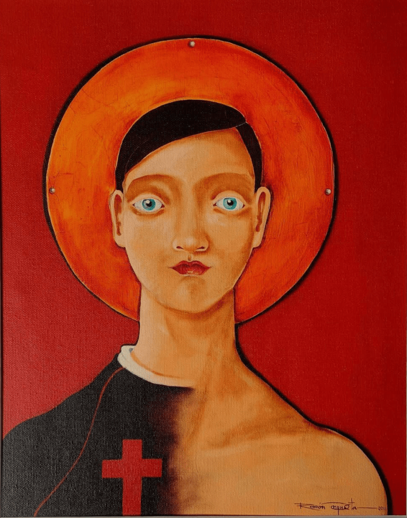 'Semana santa', imagen del pintor cubano Ramón Unzueta.